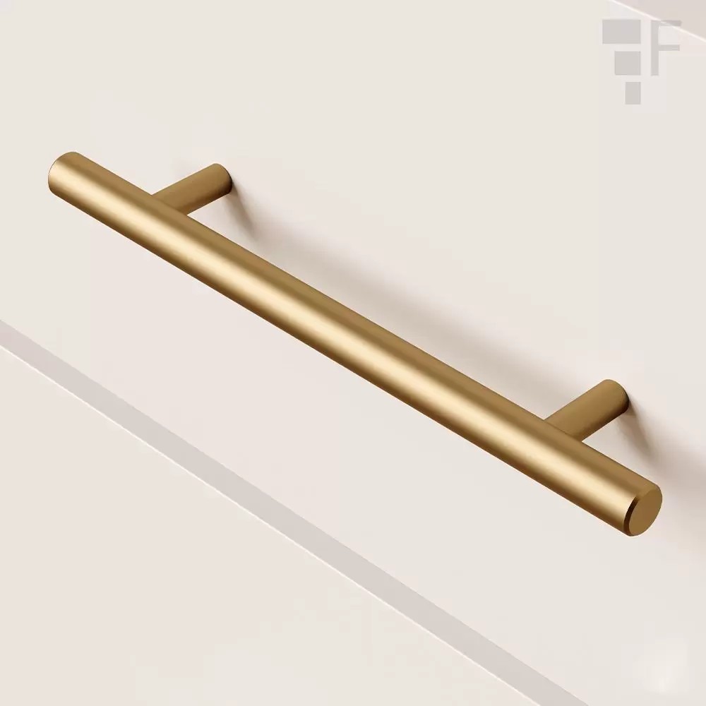 PUXADOR ITALY LINE IL814 HASTE DOURADO 224MM - ITALY - Casa das