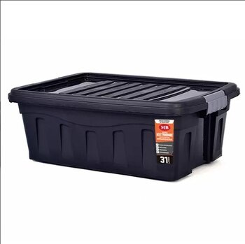 CAIXA ORGANIZADORA 0914 31LT. PRETA 22X42X60CM