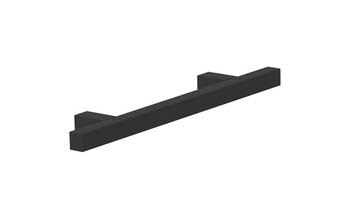 PUXADOR SOPRANO HASTE QUADRADO PRETO 128MM