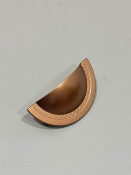 PUXADOR CONCHA DE SOBREPOR ZEN SHELL DOURADO 64MM ZP4318 - ZEN