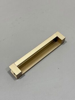 PUXADOR EMBUTIR TORRALBA 2576 DOURADO LAOS 124/150MM