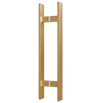 PUXADOR DE PORTA ZEN RITZ INOX POLIDO 80CM. DUPLO - ZP0363.1 - ZEN