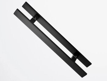 PUXADOR PORTA GSM FAVOLOSO PRETO 60CM FUROS 40CM