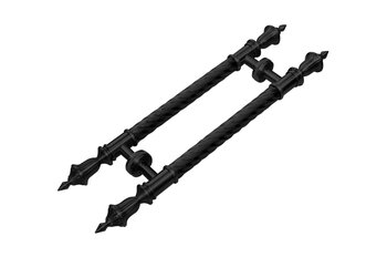 PUXADOR DUPLO COLONIAL MAX L827 PRETO T. 96CM F. 60CM.