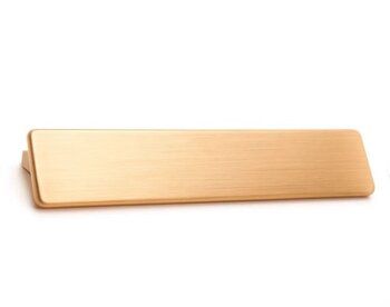 PUXADOR ZEN TRASO GOLD ESCOVADO 128MM