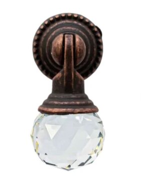 PUXADOR JADOR ORVALHO 20MM COBRE ANTIQUE0 - JAD2052