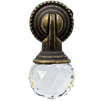 PUXADOR JADOR ORVALHO 20MM OURO ANTIQUE - JAD2060