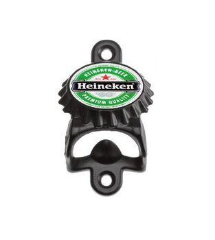 ABRIDOR DE GARRAFA HEINEKEN PRETO