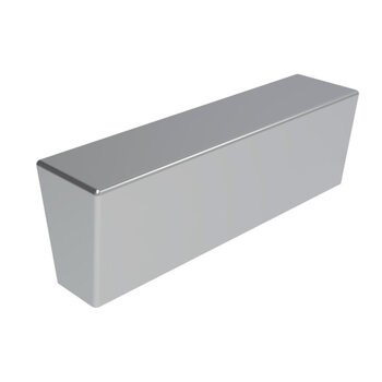 PUXADOR JADOR TRAPEZIO CRYSTAL 30MM CROMADO