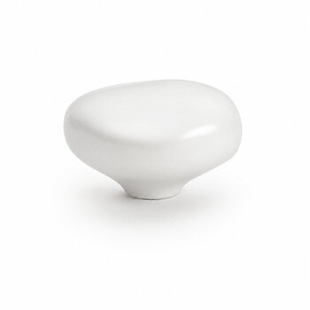 PUXADOR ZEN SEIXO BRANCO PEQUENO 