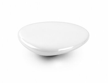 PUXADOR ZEN SEIXO BRANCO MEDIO
