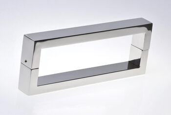 PUXADOR DE PORTA ZEN RITZ INOX POLIDO 80CM. DUPLO - ZP0363.1 - ZEN